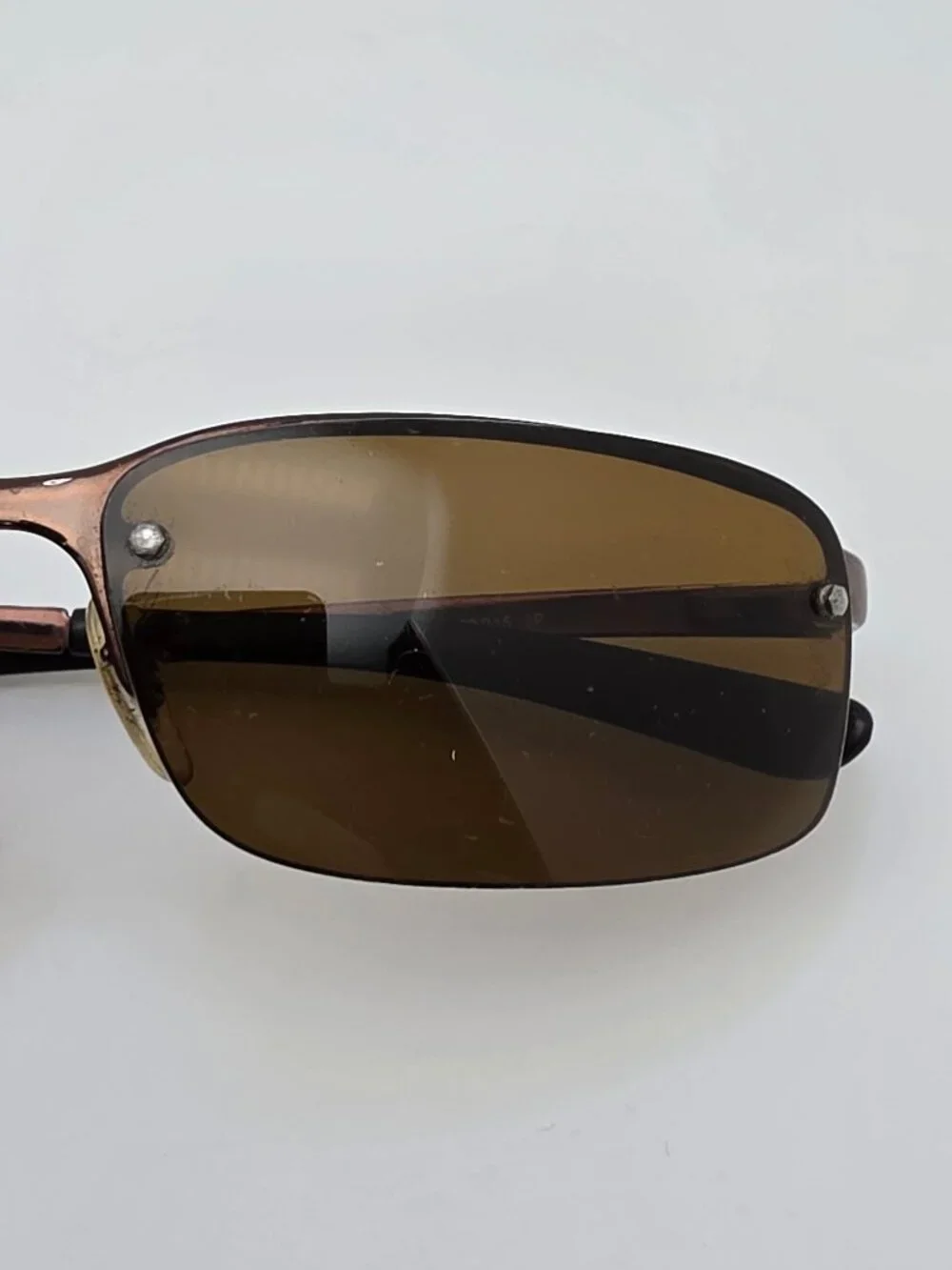 Ray-Ban RB3217 014/83 Brown Frame Polarized Brown Lens Sunglasses Italy 58mm
